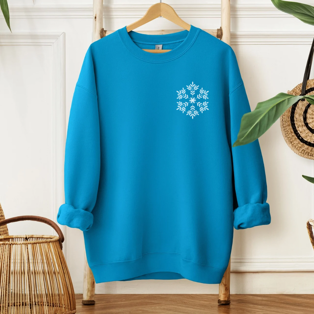 Pocket Snowflake Crewneck