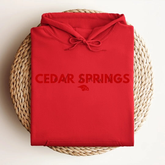 Cedar Springs Red Hawks Hoodie