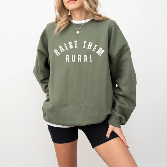 Raise Them Rural Crewneck